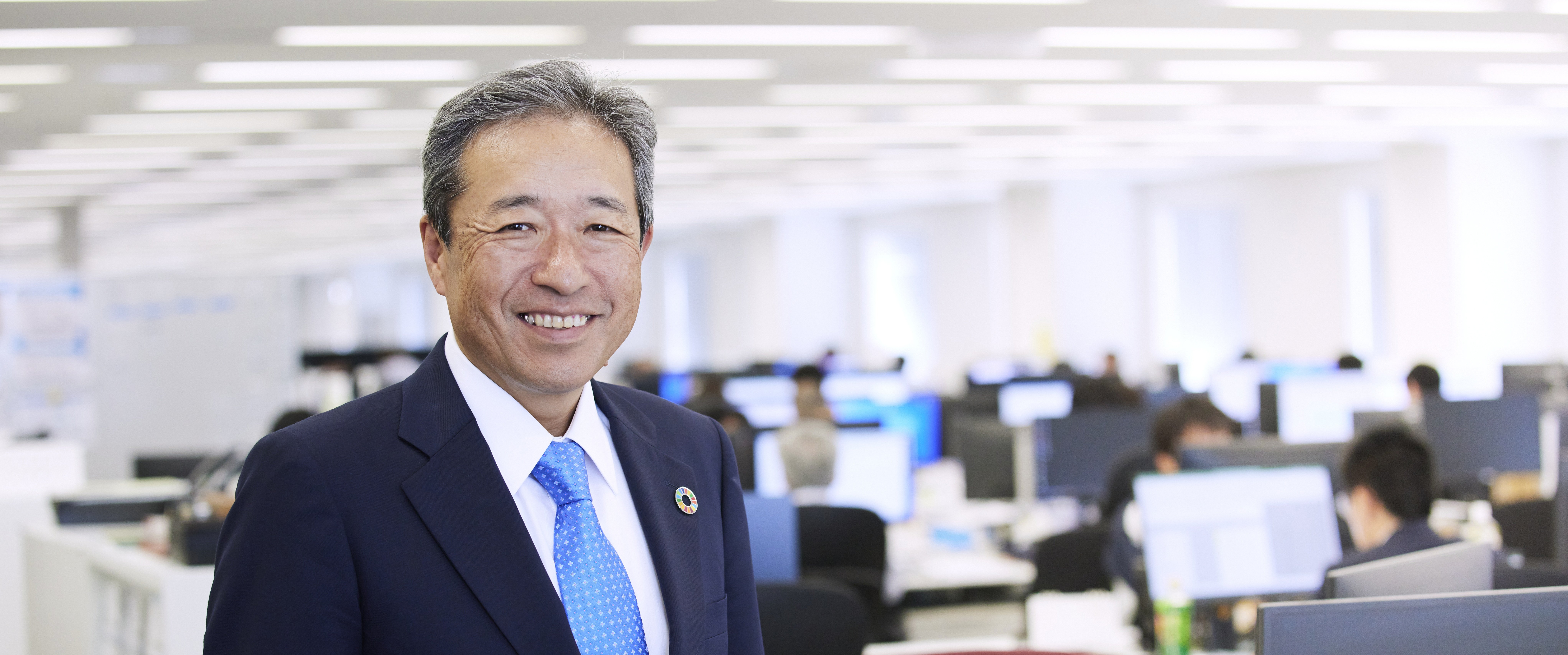 写真：三菱化工機株式会社　取締役社長　田中 利一