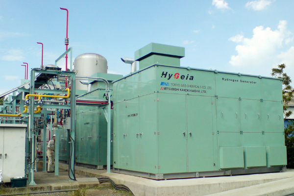 The first model of HyGeia, new hydrogen generator