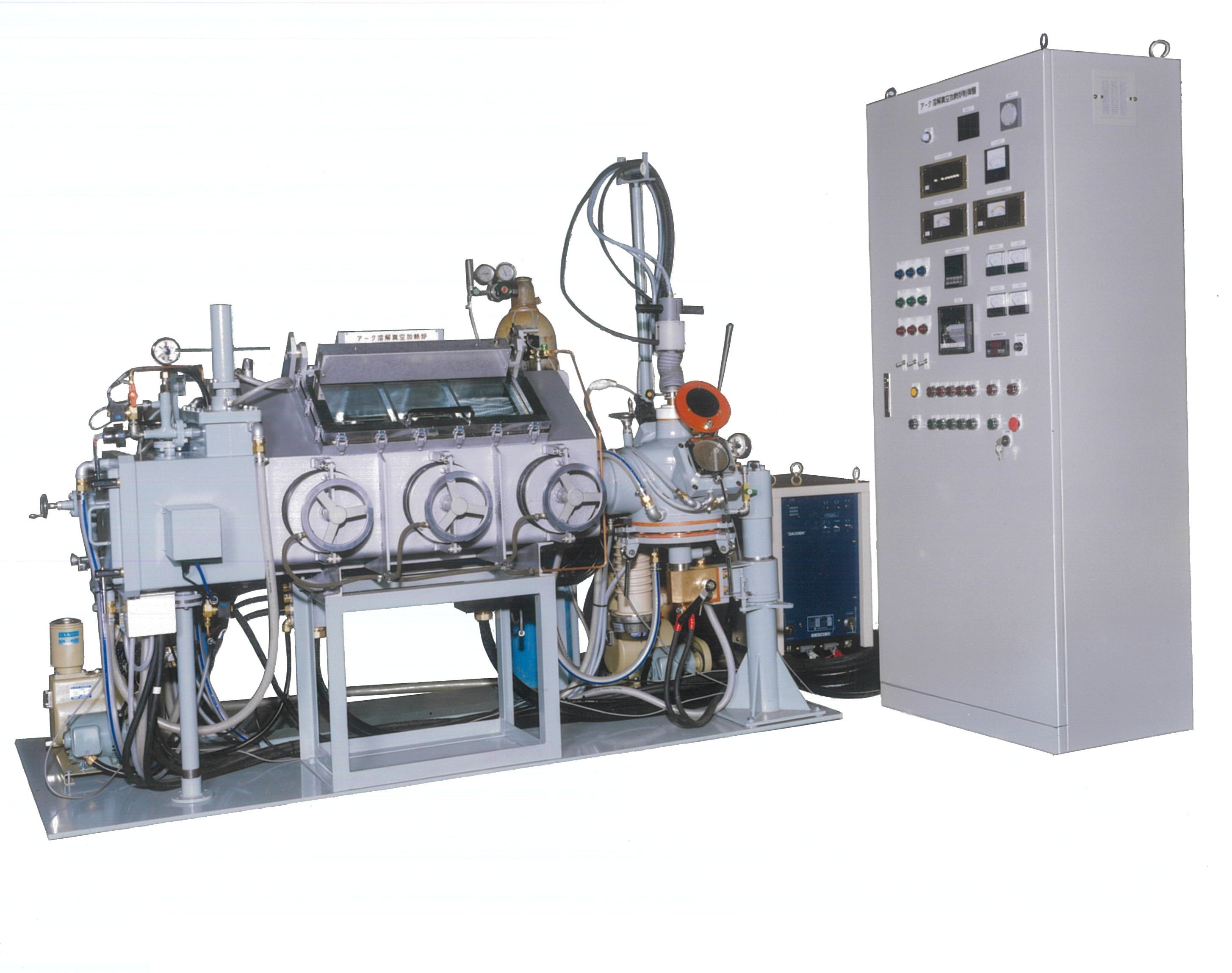 アーク溶解真空加熱炉付グローブボックス NRF-552-0.1SO.1H-AF形