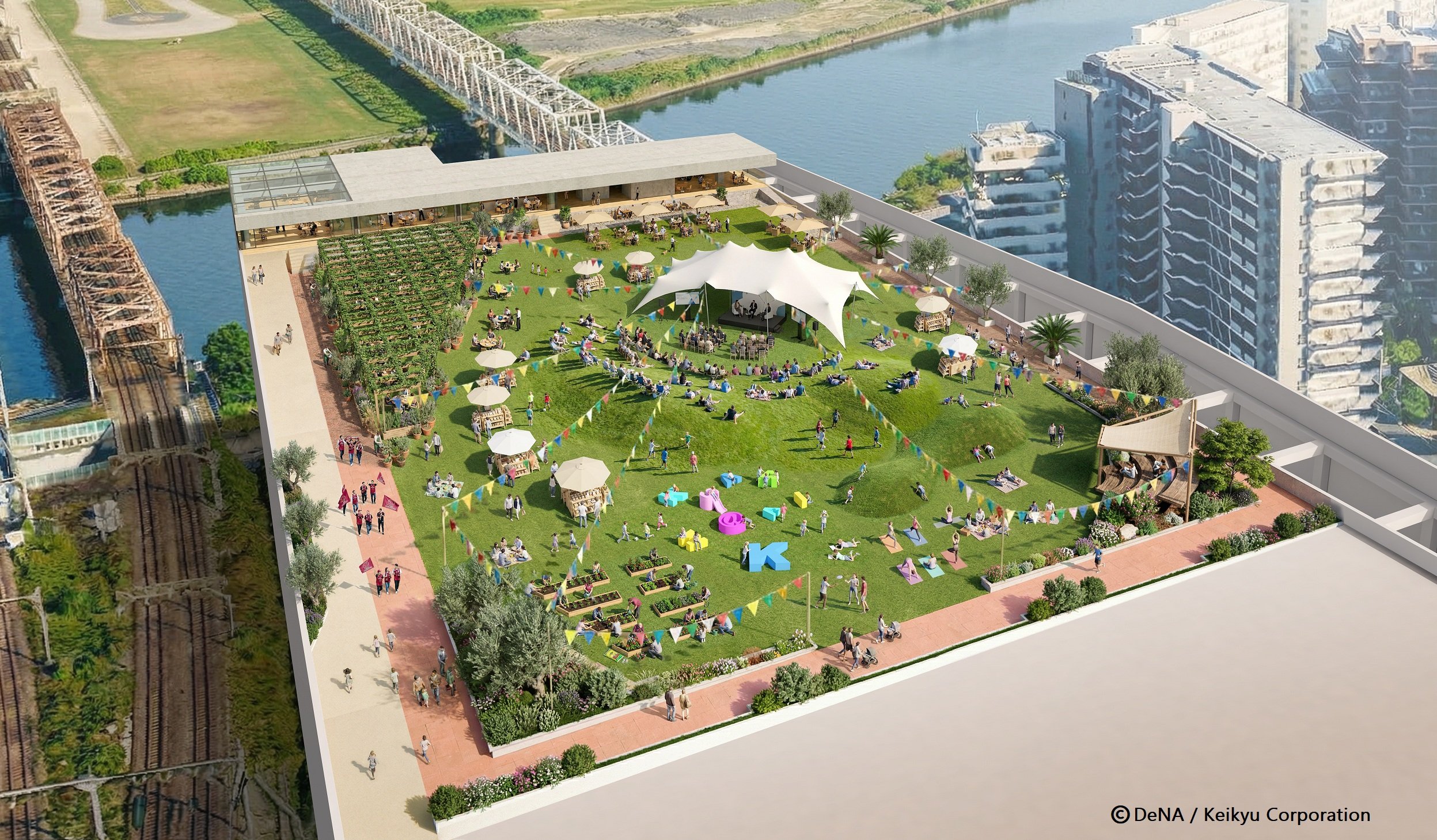 ルーフトップパーク開発 イメージビジュアル